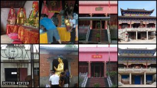 Más demoliciones de templos y destrucción de estatuas religiosas en Hubei