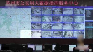 Las autoridades chinas obtienen información sobre sus objetivos a través de una red de cámaras de vigilancia