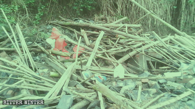 El Templo Budista Ma’ansan de Baizi fue completamente destruido