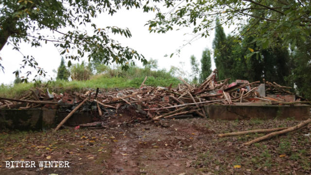 El Templo Budista Sui’an fue destruido la tarde del 26 de septiembre