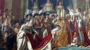 La consagración de Napoleón (Napoleón Bonaparte intentó someter a la Iglesia católica)
