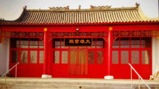 Apariencia original del Templo de Puguang.