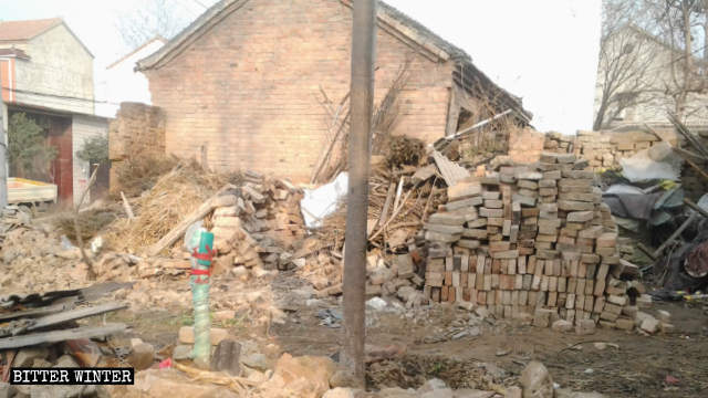 Cientos de casas fueron destruidas en el condado de Huaiyang