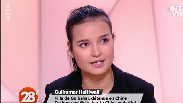 Gulhumar le concedió una entrevista al programa de noticias ARTE.