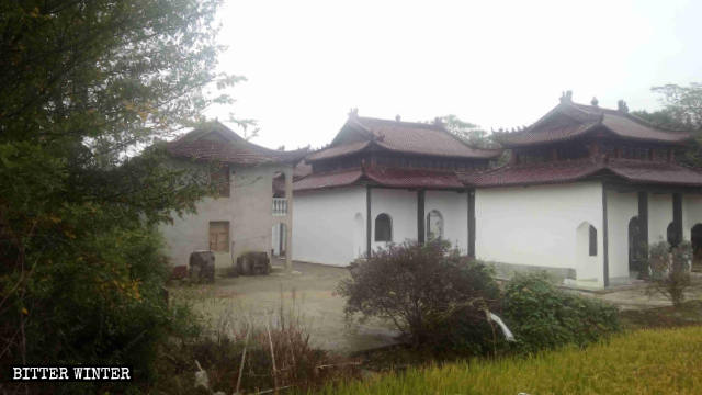 El templo de Xifeng en el condado de Qingyang