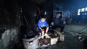 Familia pobre en China