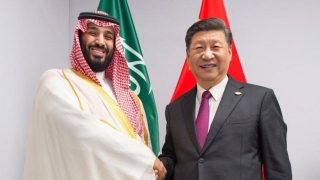 Mohammed bin Salman y Xi Jinping