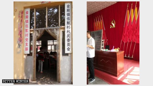 Un sitio de reunión de una Iglesia doméstica en la ciudad de Linfen