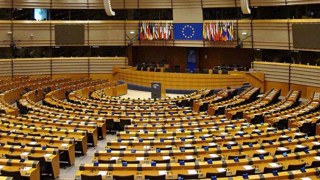 Parlamento Europeo hemiciclo Bruselas