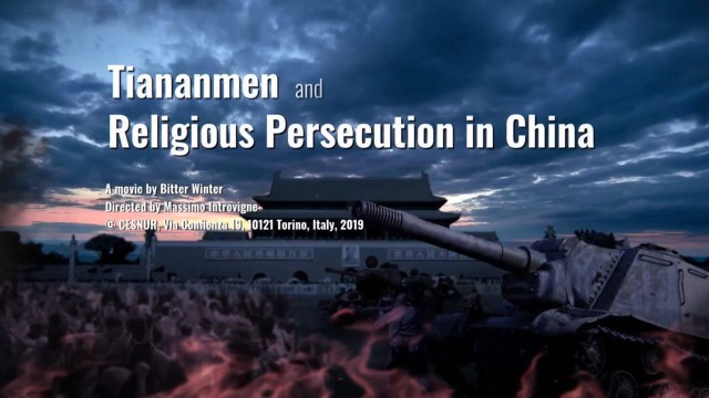 Tiananmén y la persecución religiosa en China
