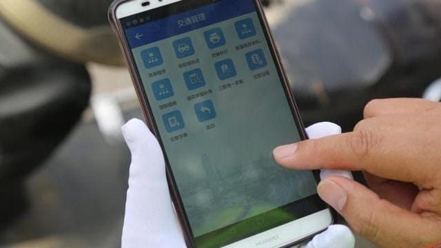 Un smartphone de Huawei para la aplicación de la ley