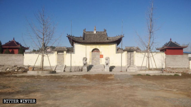 El Templo de Rongzhuang emplazado en el poblado de Eshan, una división del distrito de Yicheng en la ciudad de Zaozhuang, ha sido clausurado.