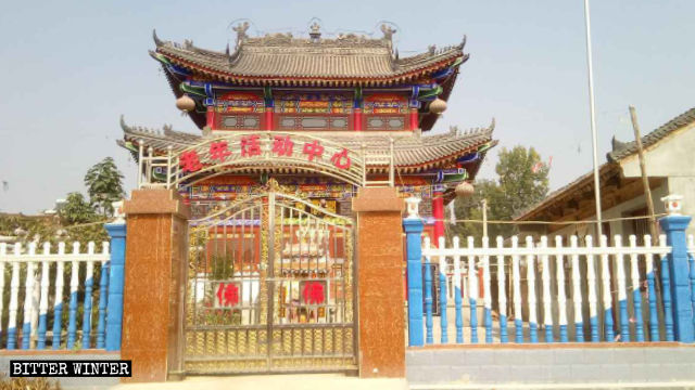 El templo de Guan Di se ha convertido en un centro de actividades para adultos mayores.
