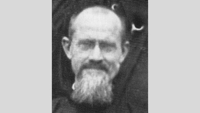 La única fotografía conocida del padre Friedrich Hüttermann.