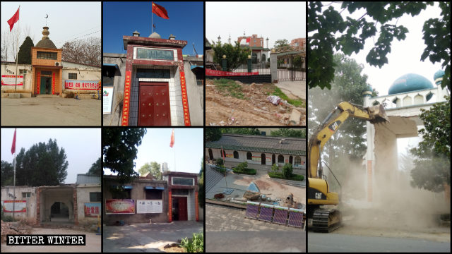 En la ciudad de Xinmi, al menos 15 mezquitas fueron despojadas de sus símbolos islámicos
