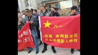 Un año después de la protesta de veteranos llevada a cabo en Pingdu