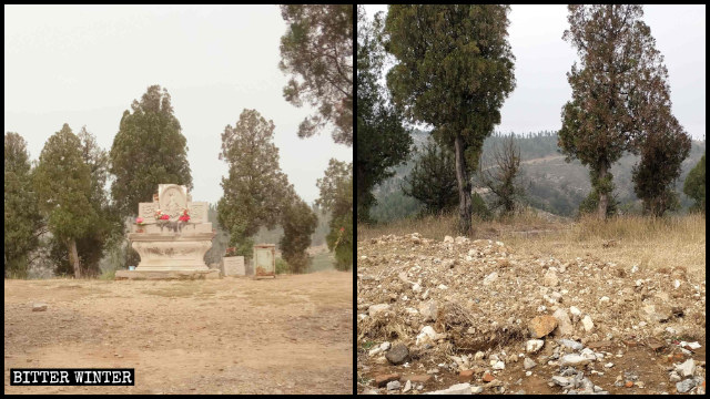El altar que se hallaba situado en el Monte Carmelo fue destruido a finales de septiembre.