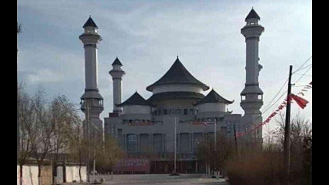 La Gran Mezquita de Weizhou ha sido transformada.