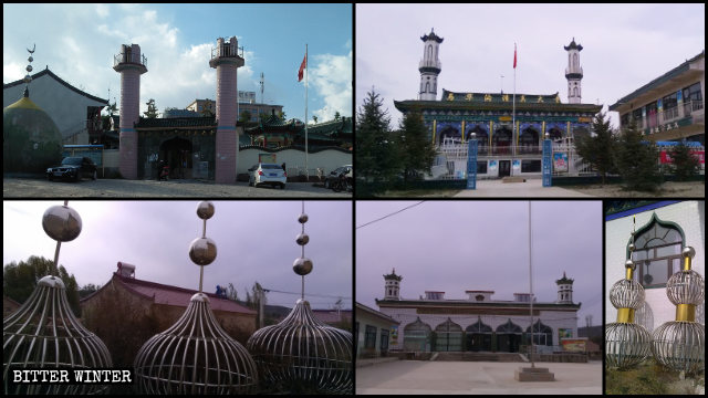 Las mezquitas de la ciudad de Guyuan han sido despojadas de sus símbolos islámicos