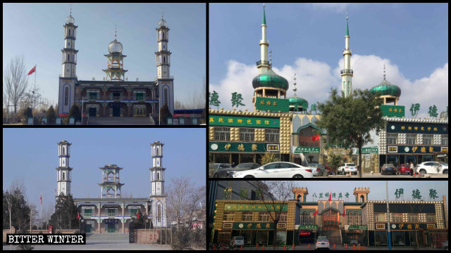 Se han eliminado los símbolos islámicos de las mezquitas emplazadas en la ciudad de Yingchuan, en Ningxia.
