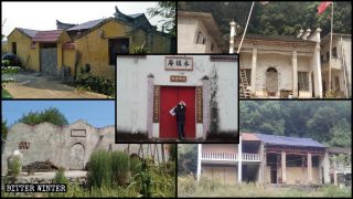 Numerosos templos de la religión popular y salas ancestrales han sido reprimidos en Hubei
