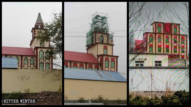 La iglesia de las Tres Autonomías emplazada en el condado de Tancheng ha sido "transformada".