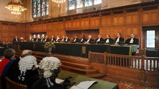 Una audiencia en la Corte Internacional de Justicia