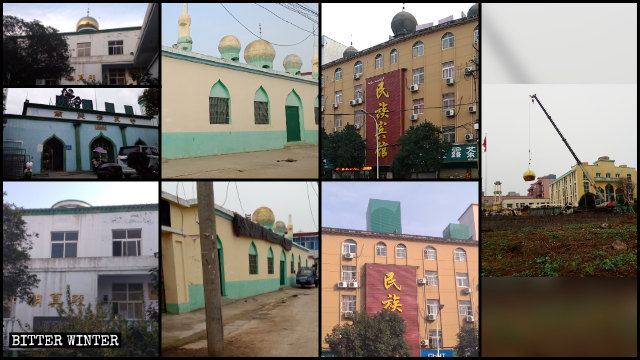 El Gobierno eliminó las cúpulas y los símbolos de luna creciente y estrella de cuatro mezquitas emplazadas en Xinyang.