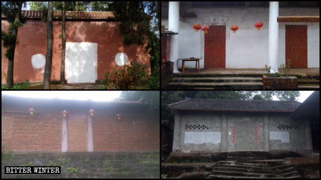 Numerosos templos fueron clausurados en la ciudad de Neijiang durante el año pasado.