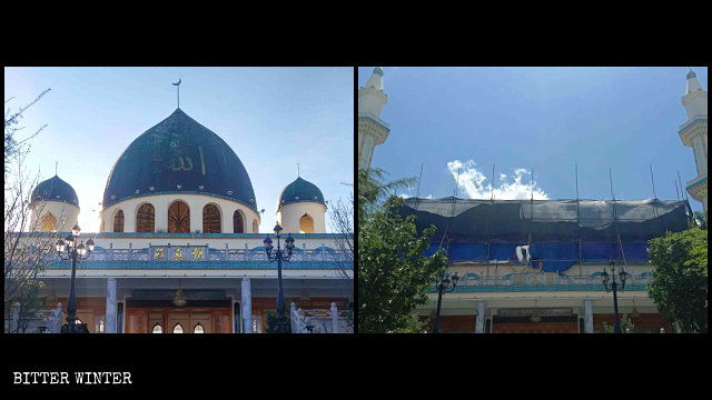 La mezquita de Wuliqiao del Sur fue "sinizada" en el mes de mayo.