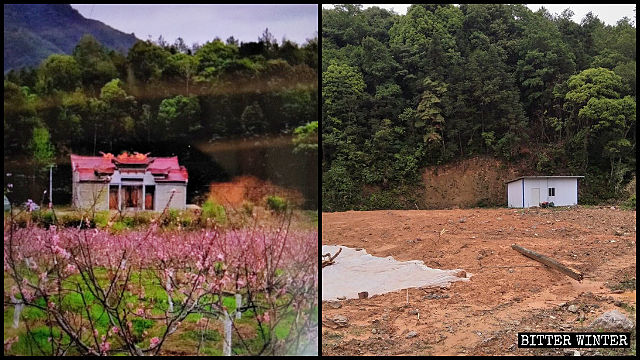 La sala ancestral perteneciente al clan Luo fue demolida el 1 de mayo.