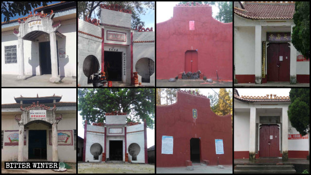 Muchos templos del condado de Jianli fueron clausurados o reconvertidos luego de las órdenes impartidas por el Gobierno en el mes de mayo.